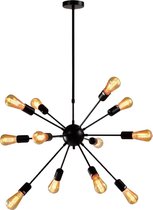 QUVIO Moderne lamp - Metaal - 18 fittingen - 65 x 85 x 51 cm (lxbxh)