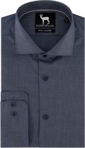 GENTS | Blumfontain Overhemd Heren Volwassenen melange denim-blauw Maat M 39/40