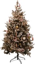 Kerstboom decoratie pakket "Snowy pink"