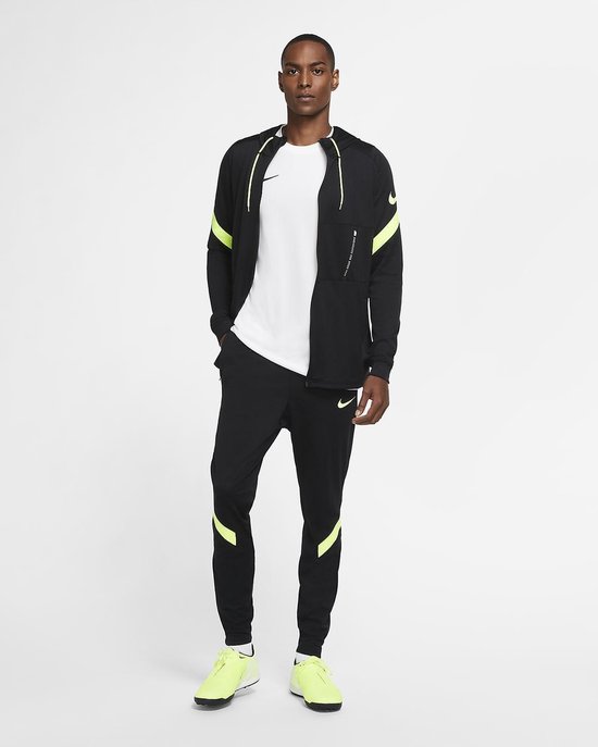 Nike Dry Strike trainingspak heren zwart/geel | bol.com