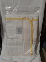 Pacco Comodo Inbakerdoek - vanaf 7 kg - wit met gele rand