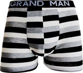 Grandman boxershort 5 pack brede strepen L - size (037)