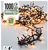 Micro Cluster Kerstverlichting 1000 LED's 20m EXTRA Warm Wit - Lichtsnoer Kerst - It's All About Christmas