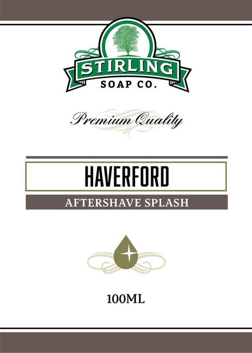 Stirling Soap Co. after shave Haverford 100ml
