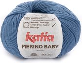 Katia Merino Baby - 44 medium blauw - 50 gr. = 165 m.