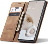 Hoesje geschikt voor Samsung Galaxy S20 FE - Book Case Leer Slimline Bruin