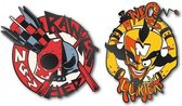 Crash Bandicoot - Pin Kings 1.2 Set of 2 (N.Gin & Neo Cortex)