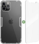 Nillkin iPhone 12 Pro max Hoesje Shock Proof Siliconen Hoes Case Cover - Transparant