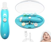 FOOCCA Baby Nagelknipper - Baby Manicureset - Baby Verzorgingsset - Baby Nagelvijl - Baby Nagelschaartje - Baby Nagelset - Elektrisch - Oplaadbaar