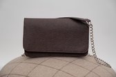 The Vegan Clutch Brown|Made from Pineapple leaves - The KOFF Label