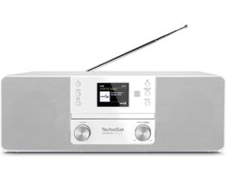 Technisat Digitradio 370 CD IR, DAB+, FM, internetradio en CD - wit
