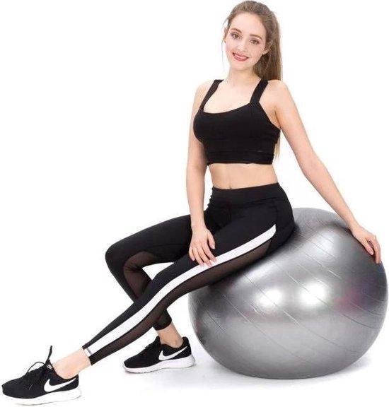 relais amusement Intens Fitnessbal Anti Burst - Grijs - Yoga Bal - Goedkoop - OP=OP - Fitnessball  55 cm -... | bol.com