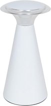 Deco & Design Mushroom lamp - tafellamp - led verlichting - touch schakelaar - sfeerlamp - tafellamp binnen - tafellamp buiten - wit - incl. 3 AA batterijen - Red Dot Design