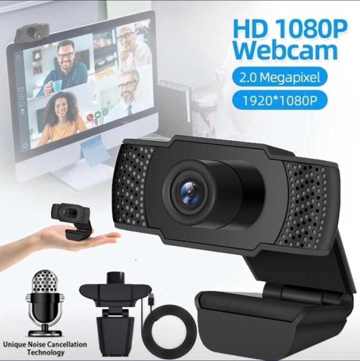 U9 Webcam 1080P High Definition HD Computer USB Webcamera Conferentie Video Thuis