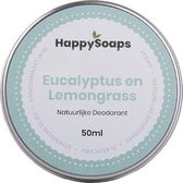 Natuurlijke Deodorant Eucalyptus & Citroengras | Plasticvrije Deodorant | Deodorant voor Mannen | Deodorant voor Vrouwen | Duurzame Deodorant | Vegan | Palmolievrij