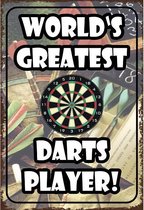 Wandbord - Worlds Greatest Darts Player