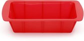 Bakvorm – Siliconen – Rechthoekig - Rood - 21 cm