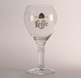 Leffe Bierglas - 33cl - Origineel glas van de brouwerij - Glas op voet - Nieuw