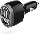 Hama Auto-oplader 3x USB 5.2 A Zwart