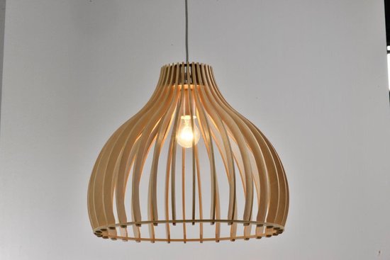 - Archini hanglamp - 45 hout natuur | bol.com
