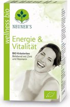 Neuner's groene Maté met Kaneel thee, kruidenthee voor Energie & Vitaliteit -  biologische kruidenthee, 1 doosje x 20 zakjes