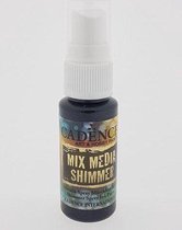 Cadence Mix Media Shimmer metallic spray Zwart 01 139 0012 0025  25 ml