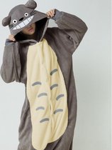 Totoro onesie grijs - maat S - pak kigurumi muis rat kostuum XS