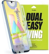 Ringke Dual Easy Wing Samsung Galaxy M31s Screenprotector (Duo Pack)