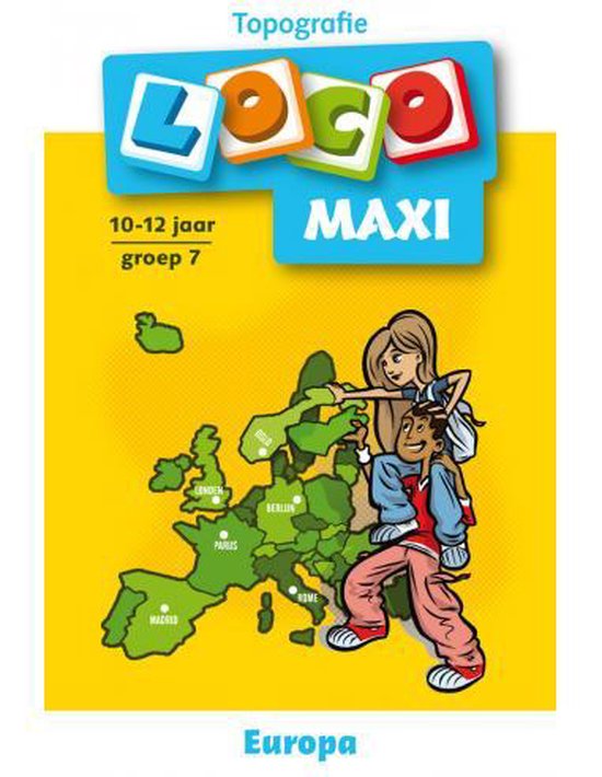 Afbeelding van het spel Loco Maxi - Boekje - Topografie Europa - 11/12 Jaar - Groep 7