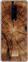 OnePlus 8 Hoesje Transparant TPU Case - Tree Rings #ffffff