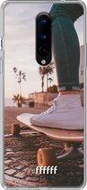 OnePlus 8 Hoesje Transparant TPU Case - Skateboarding #ffffff