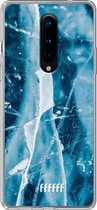 OnePlus 8 Hoesje Transparant TPU Case - Cracked Ice #ffffff