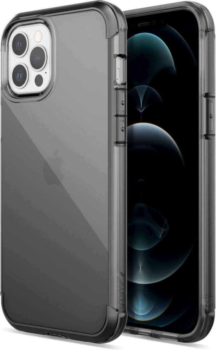 Raptic Air Apple iPhone 12 / 12 Pro Hoesje Back Cover Zwart
