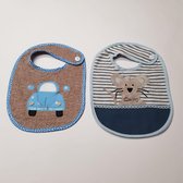 Slabbers 2 stuks Petit Puka, Baby gift