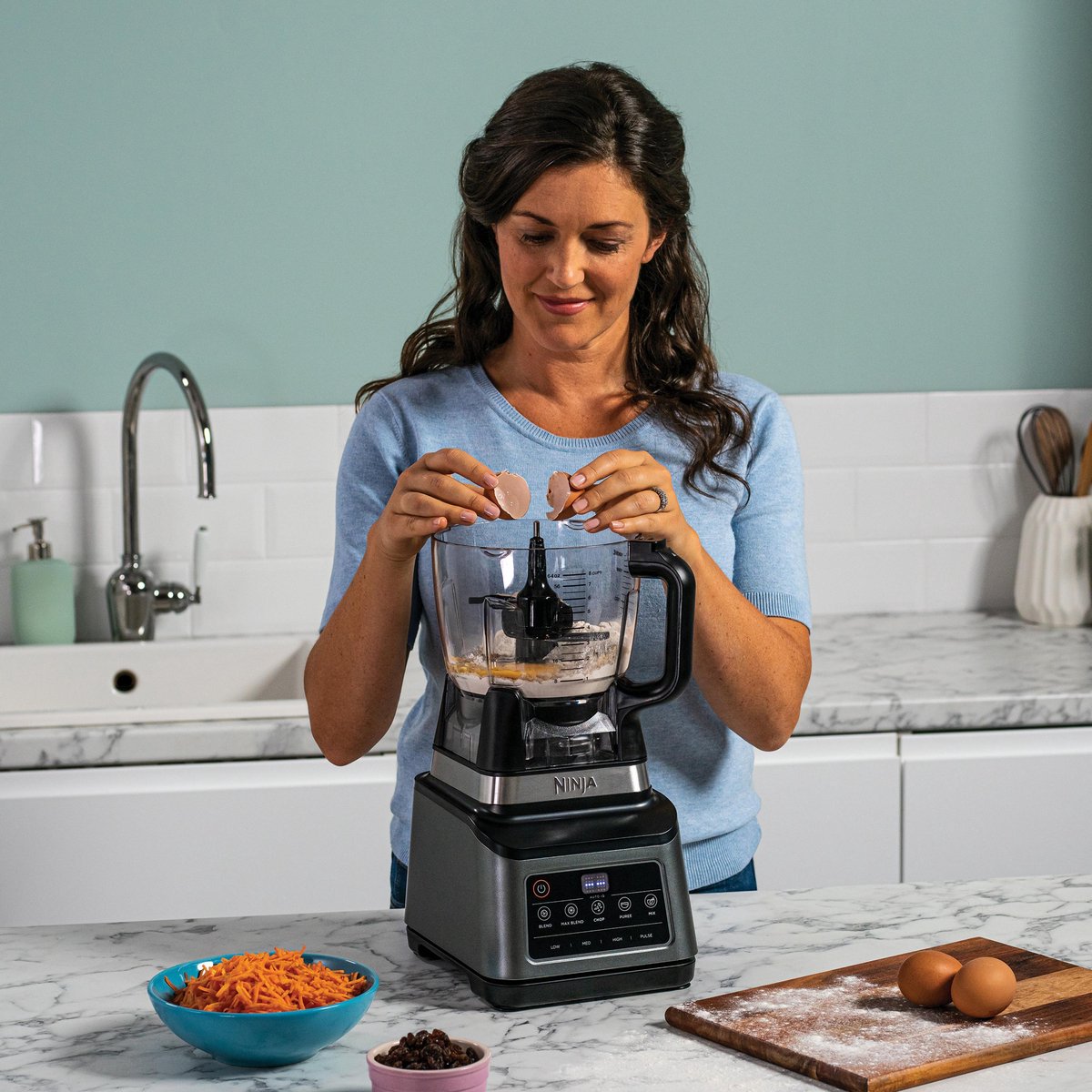 Ninja 3-in-1 Foodprocessor BN800EU - 1200 W - 2.1 Liter - IJsCrusher - Auto  iQ | bol.com