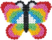 Hama midi VLINDER strijkkralen vormpje / figuur / grondplaat voor normale strijkparels (strijkkralenbordje / legbordje dier butterfly), creatief kralen cadeau voor kinderen / voorjaar!