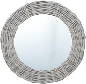 Wandspiegel 80cm (incl LW 3d klok) - spiegel