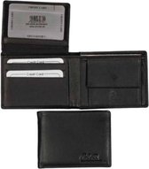 Bags And Wallets - Nobelle - Heren Portemonnee - Billfold - Leder - Zwart - EM 2348