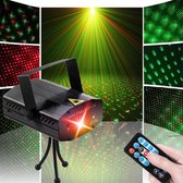 DJ Led laser lamp - Discolamp - Discoverlichting - Feestverlichting - Afstandsbediending