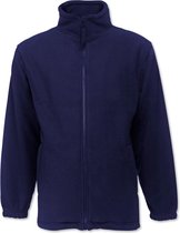Navy Blauw Dick kwaliteit Fleece Vest gewicht 300 g/m² Maat L