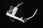 10 x stuks mondkapje brildrager - transparant mondkapje met elastiek - anti condens mondkapje - wasbaar mondkapje - Hygiëne - CouldBeYours