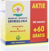 Marcus Rohrer Spirulina - 180 + 60 tabletten (actie verpakking)