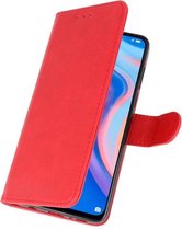 Wicked Narwal | bookstyle / book case/ wallet case Wallet Cases Hoesje voor Huawei P Smart Z Rood