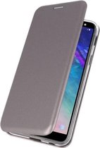 Wicked Narwal | Slim Folio Case voor Samsung Galaxy A6 2018 Grijs