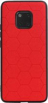 Wicked Narwal | Hexagon Hard Case voor Huawei Mate 20 Pro Rood