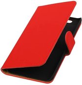 Wicked Narwal | bookstyle / book case/ wallet case Hoes voor Huawei Nexus 6P Rood