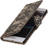 Wicked Narwal | Lace bookstyle / book case/ wallet case voor Huawei P9 Plus Blauw