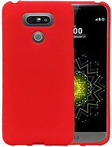 Wicked Narwal | Sand Look TPU Hoesje voor LG G6 Rood