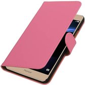 Wicked Narwal | bookstyle / book case/ wallet case Hoes voor Samsung Galaxy C7 Roze -