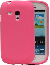 Wicked Narwal | Sand Look TPU Hoesje voor Samsung Galaxy S3 mini i8190 Roze